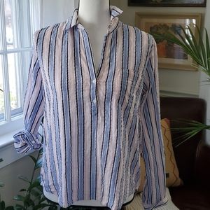 J Crew Mercantile pop-over shirt